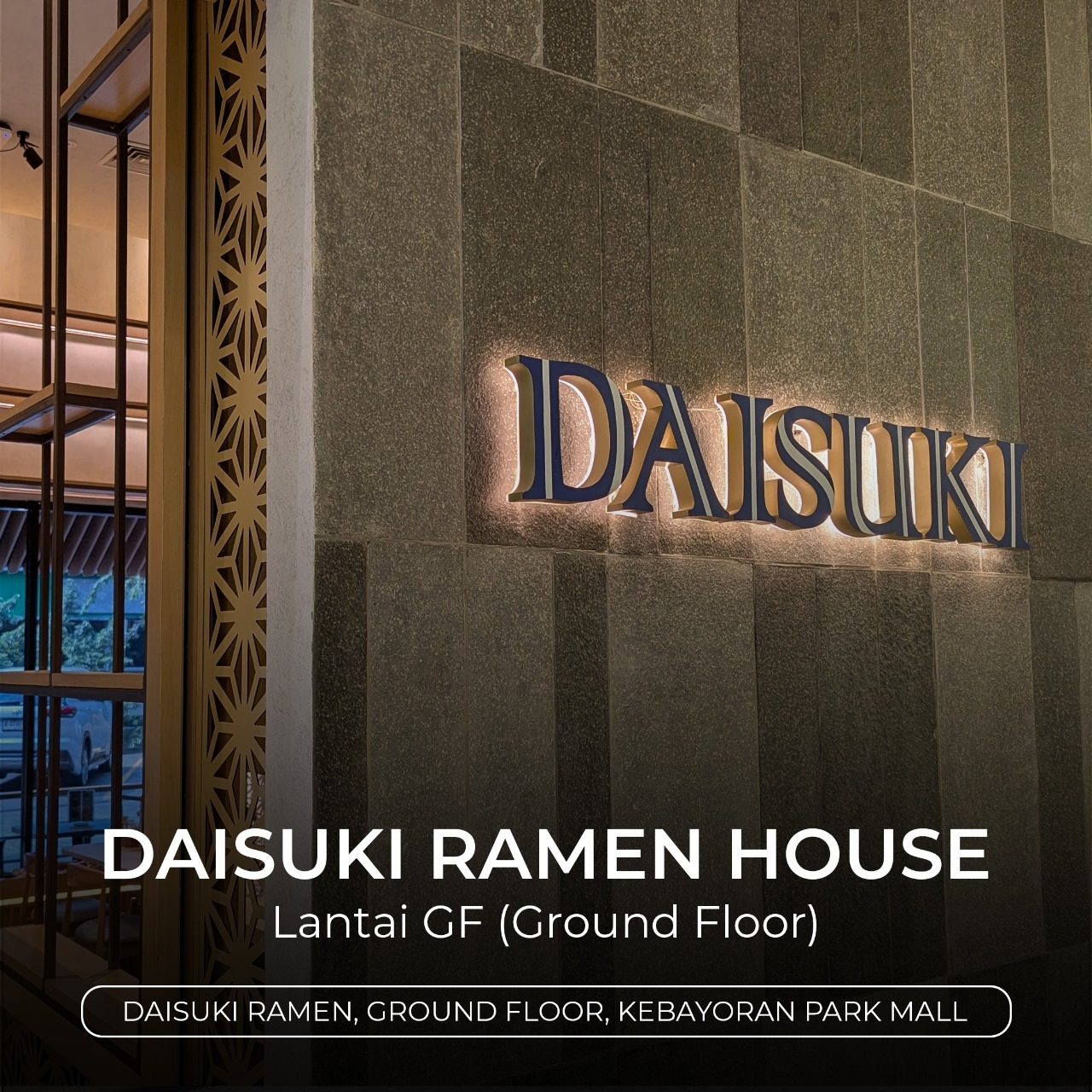Dasuki Ramen House Kebayoran Park Mall